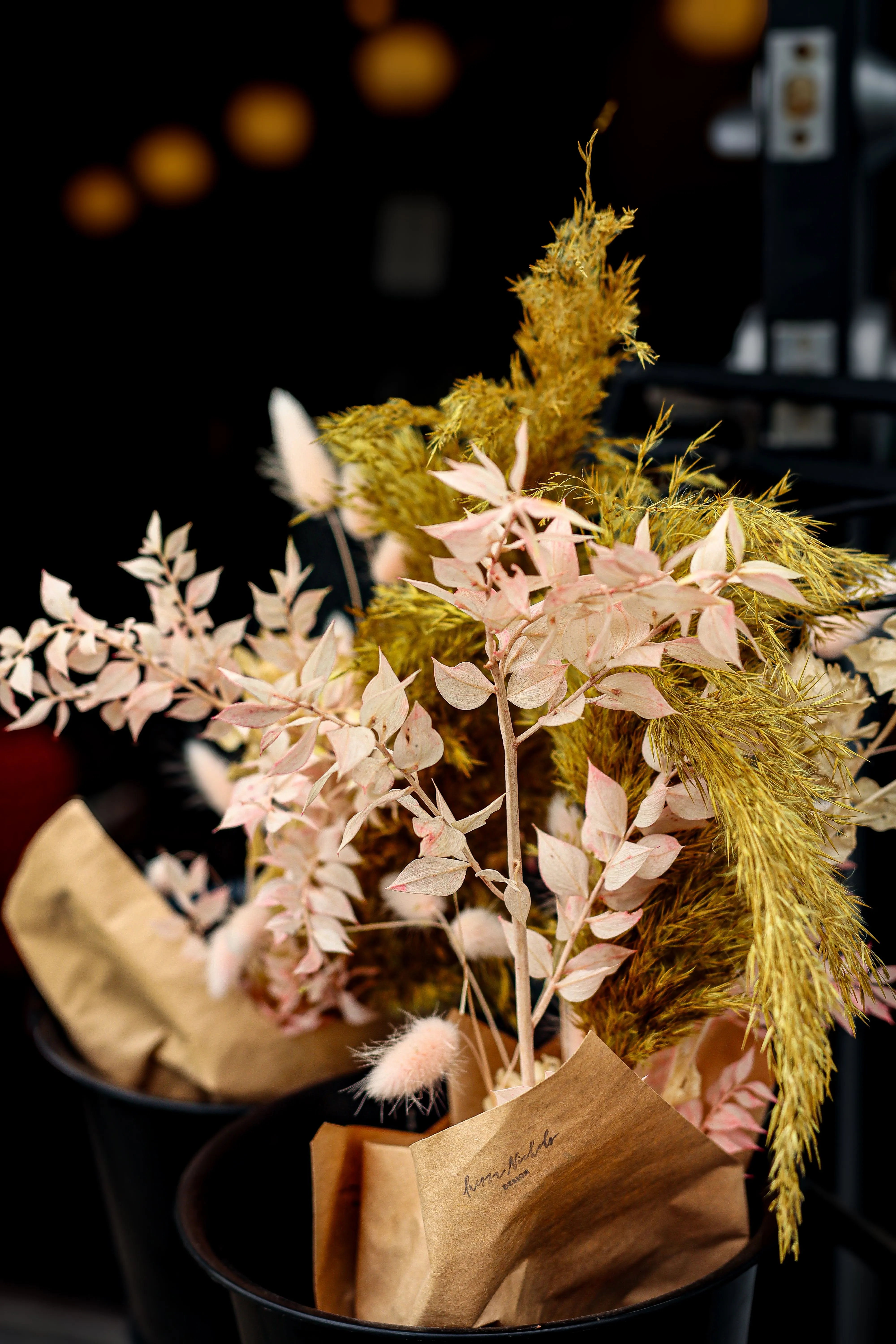 Trockenblumen Skulptur 3